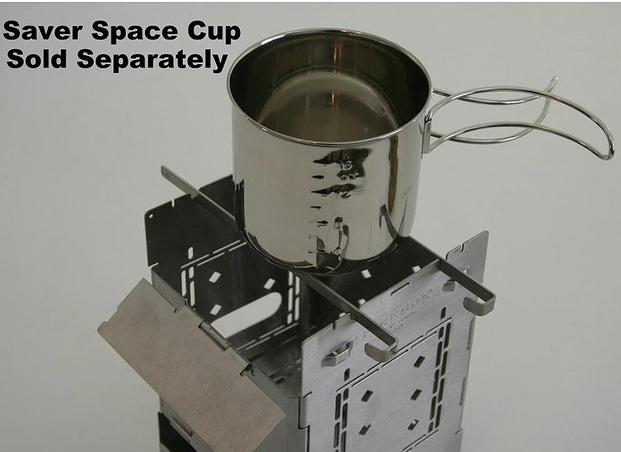 Firebox 5" Ti G2 Folding Firebox Stove 3 Firebox 5" Ti G2 Folding Firebox Stove – Bild 3