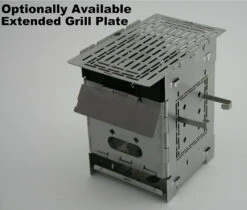 Firebox 5" Ti G2 Folding Firebox Stove 16 Firebox 5" Ti G2 Folding Firebox Stove -Camping Verkäufe 2G 5 3
