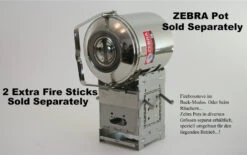 Firebox 5" Ti G2 Folding Firebox Stove 19 Firebox 5" Ti G2 Folding Firebox Stove -Camping Verkäufe 2G 5 6