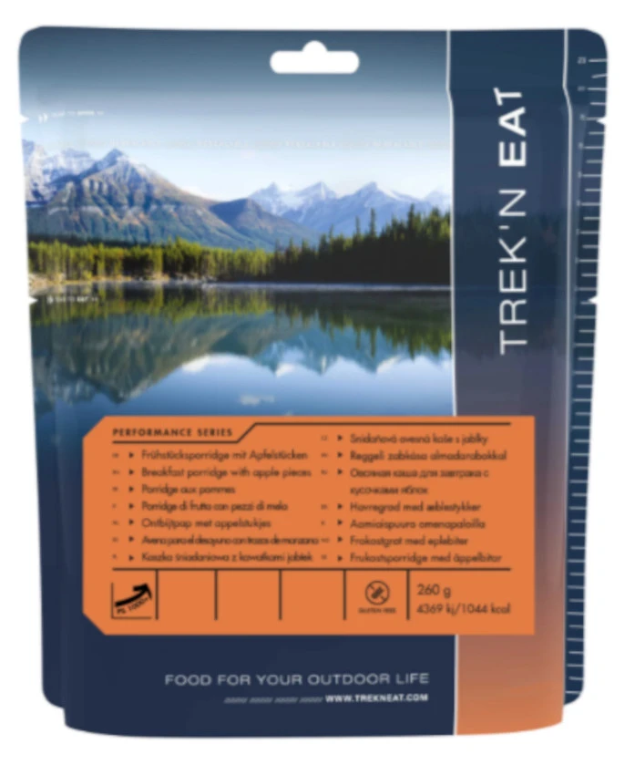 Trek´n Eat Frühstücksporridge M Apfelstücken PS1000+ 1 Trek´n Eat Frühstücksporridge M Apfelstücken PS1000+