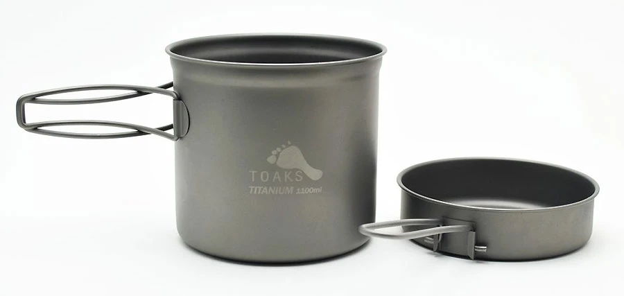 Toaks Titanium 1100ml Pot With Pan 2 Toaks Titanium 1100ml Pot With Pan – Bild 2