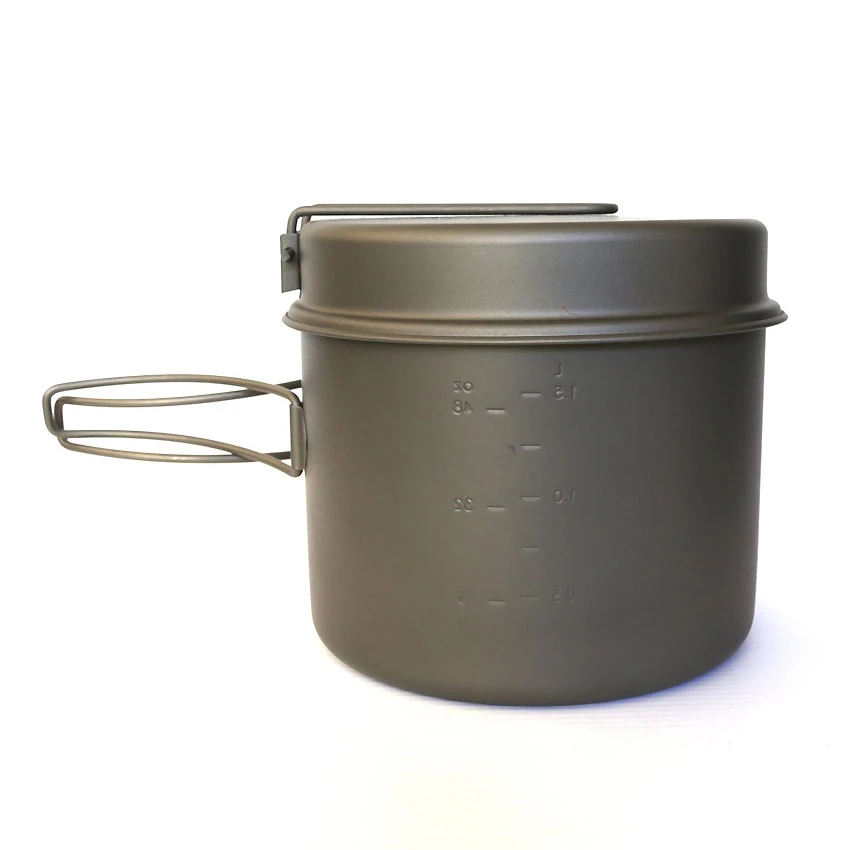 Toaks Titanium 1600ml Pot With Pan 2 Toaks Titanium 1600ml Pot With Pan – Bild 2