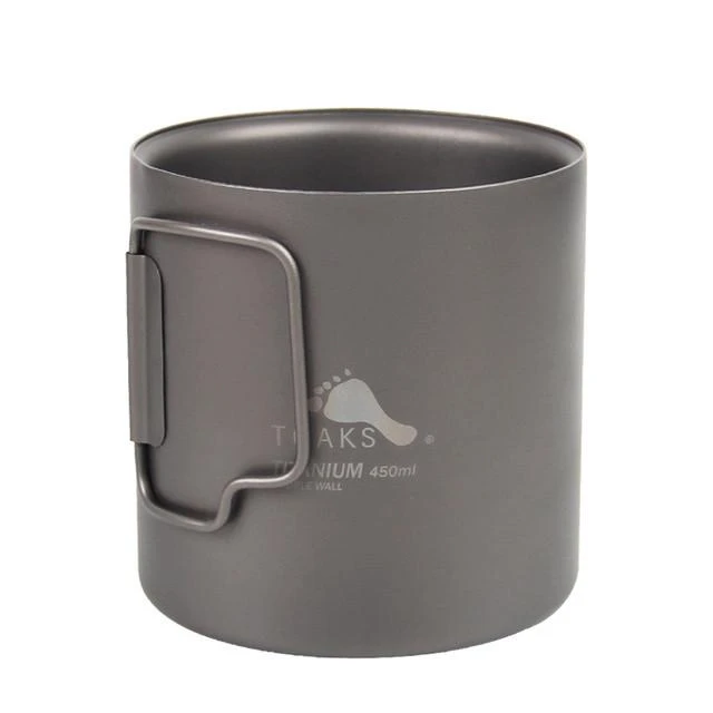 Toaks Titanium 450ml Double Wall Cup 1 Toaks Titanium 450ml Double Wall Cup