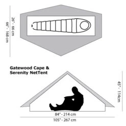 Six Moon Designs Gatewood Cape -Camping Verkäufe Cape Layout 800x