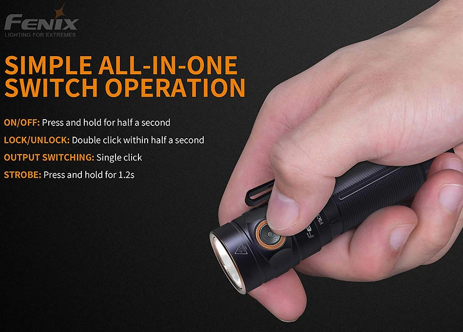 Fenix E30R LED Taschenlampe 2 Fenix E30R LED Taschenlampe – Bild 2