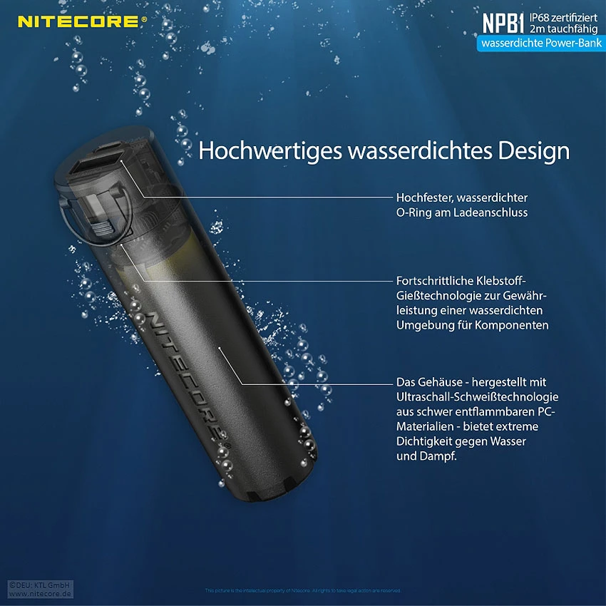Nitecore Powerbank NPB1 5000 MAh 2 Nitecore Powerbank NPB1 5000 MAh – Bild 2