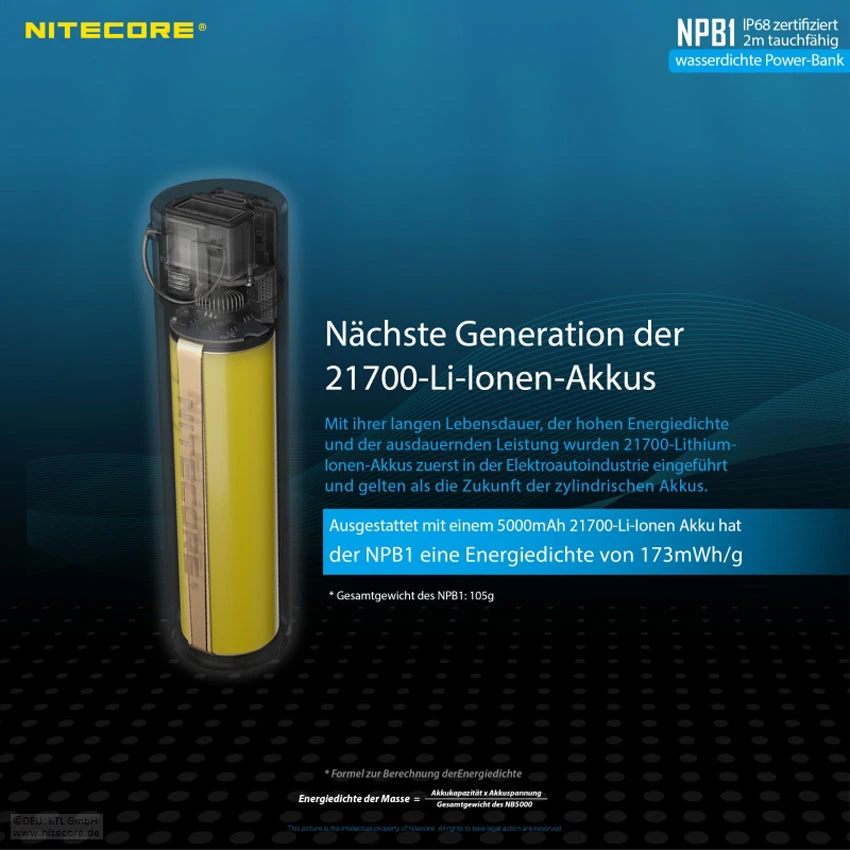 Nitecore Powerbank NPB1 5000 MAh 3 Nitecore Powerbank NPB1 5000 MAh – Bild 3