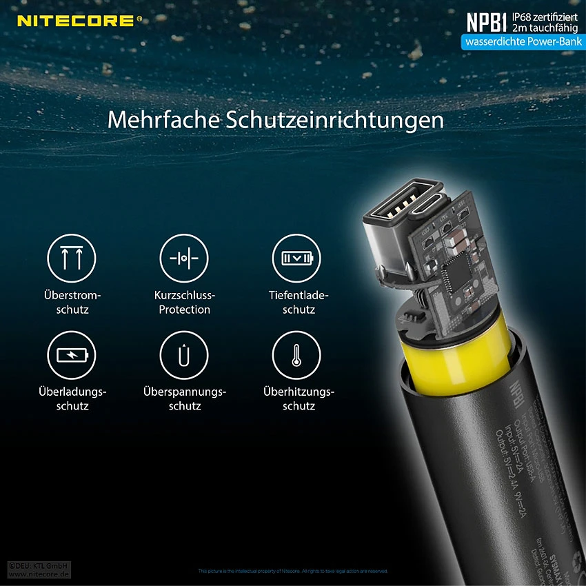 Nitecore Powerbank NPB1 5000 MAh 4 Nitecore Powerbank NPB1 5000 MAh – Bild 4