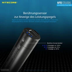 Nitecore Powerbank NPB1 5000 MAh 9 Nitecore Powerbank NPB1 5000 MAh -Camping Verkäufe NC NPB1 5