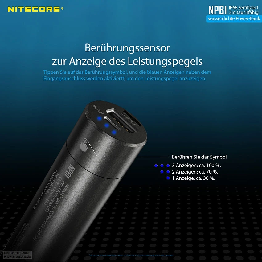 Nitecore Powerbank NPB1 5000 MAh 5 Nitecore Powerbank NPB1 5000 MAh – Bild 5