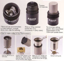 SOTO Thermostack Cook Set Combo -Camping Verkäufe OD TSK C Det