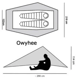Six Moon Designs OWYHEE TARP Tent -Camping Verkäufe Owyhee Grund