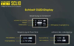 Nitecore Powerbank Mit Licht SLC10 14 Nitecore Powerbank Mit Licht SLC10 -Camping Verkäufe SCL10 6