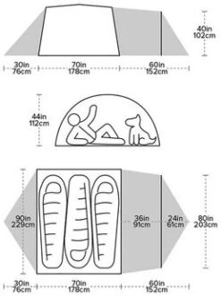 Big Agnes Blacktail 3 Hotel Bikepack -Camping Verkäufe TBTHBP321 05