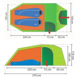Rejka Antao II Light XL -Camping Verkäufe antao2xl3