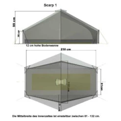 Tarptent Scarp 1 Mit Solid Inner Tent -Camping Verkäufe scarp1c 20grund