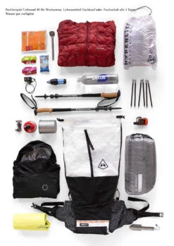 Hyperlite Mountain Gear Unbound 40 -Camping Verkäufe unbound 40 packbeispiel